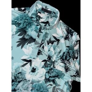 G/Fore Polo Shirt Mens 2XL Jacksonville, FL Country Club Golf Blue Floral